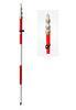 insulated stiff fiberglass GPS surveying pole fiber High Strength glass tube