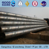 ASTM A53 GR.B LSAW welded black steel pipe beveled end