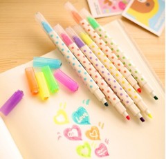 erasable / plastic / cute fluorescent light pen