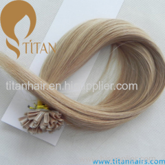 top grade 1g/strand glue pre-bonded hair U tip hair extension