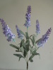 5 branch satin lavender flower artificial decorative cheap items