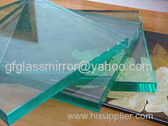 clear float glass for building