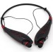 LG-S740T Bluetooth Stereo Handsfree Earphones with Memory Card Slot Working with 2 devices Black