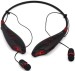 LG-S740T Bluetooth Stereo Handsfree Earphones with Memory Card Slot Working with 2 devices Black