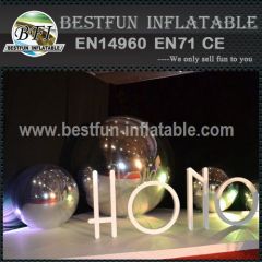 Inflatable Mirror Ball For Advertising