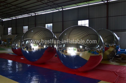 Decoration Inflatable Mirror Balloon With High Attraction PVC Balloon