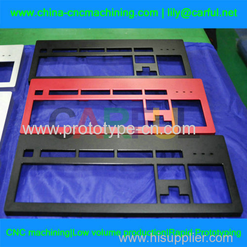 good quality precision cnc processing of aluminum faceplate & luminum shell with anodizing