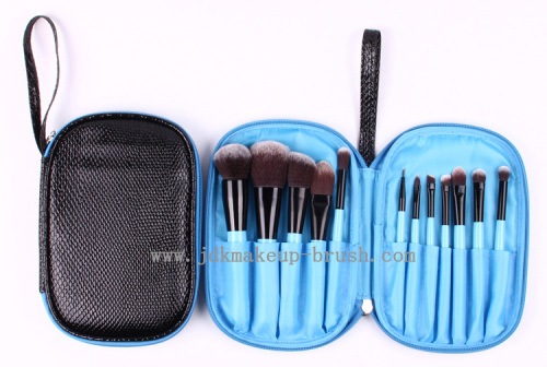 12PCS Short Handle Essence of Beauty Makeup Brush Travel Kit