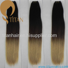 Hot selling modern aaaaa grade remy brazilian omber color cheap human hair weaving