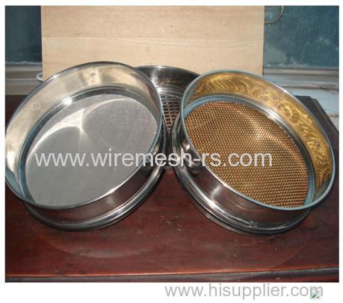 Stainless steel testing sieve