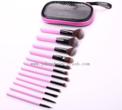 Short Handle Pink Makeup Brushes