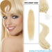 wholesale price light blonde micro ring hair extension