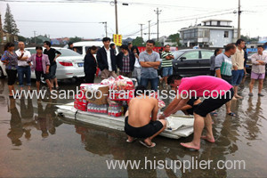 Yuyao floods,Jack Weng shows love