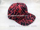 Personalized 5 Panel Snapback Baseball Caps Digital Printed For Women