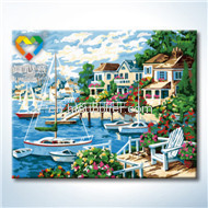 Arts and crafts diy oil painting on canvas paint by number