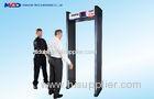 Professional Subway Door Frame Metal Detector 6 zones status led display