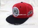 Leather Rubber Patch Snapback Baseball Caps Embroidery Hats for Hip-pop