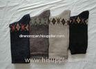 Fashionable Jacquard Soft Mens Wool Socks Anti Slip For Sports