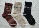 Short Cotton Warm Mens Wool Argyle Socks Indoor Leisure Style