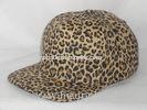 Leopard Printing Flat Brim Snapback Baseball Caps Calico Hat for Hunting