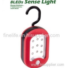 magnetic sensor led light with hook