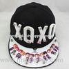 Cotton Punk Snapback Baseball Caps Flat Brimmed 3D Acrylic Letters