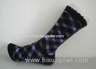 Comfortable Argyle Womens Wool Socks Knitted Outdoor For Winter