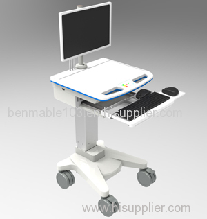 wireless modical computer cart