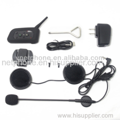 With FM radio 4 riders 1200m bluetooth intercom for football referee