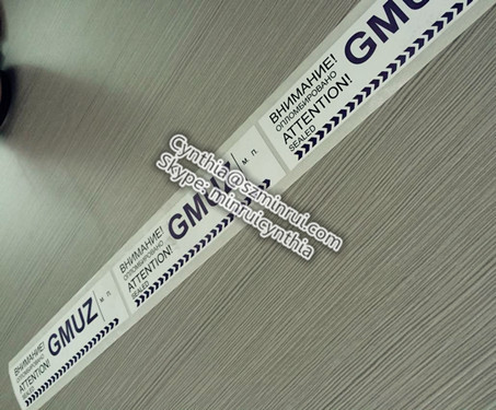 Custom Tamper Evident Adhesive Destructible Vinyl Seal Label