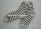 Customized Breathable Striped Wool Socks Cold-proof For Spring and Autumn