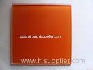 Custom Orange Back Painted Glass 4mm 5mm For Indoor / Furniture