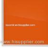 Indoor Decorative Orange Lacquered Glass 5mm Wall With Clear Float Glass Waterproof