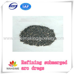 Refining submerged arc dregs China raw materials Steelmaking auxiliary metal price use for electric arc furnace