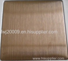 HAIRLINE MIRROR STAINLESS STEEL PLATE