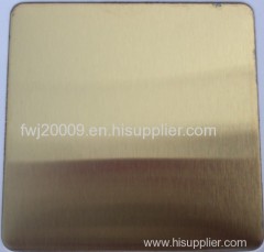 HAIRLINE MIRROR STAINLESS STEEL PLATE