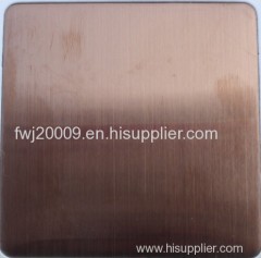 HAIRLINE MIRROR STAINLESS STEEL PLATE