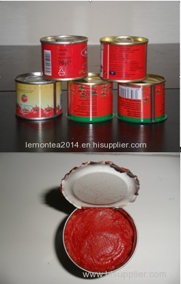 Canned Tomato Paste 28-30% Brix