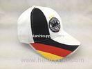 Printed 6 Panel Cotton Baseball Cap Germany Football Cap with Printing