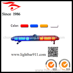 red blue police light bar