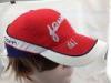 Racing Cotton Baseball Cap Printed Baseball Hat with Applique Embroidery
