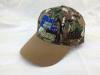 3D Embroidery Camouflage Cotton Baseball Cap Promotion Hat with Velcro