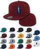 Blank Fitted Cotton Baseball Caps Mix Color Plain Flexfit Hat for Embroidery