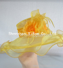 Organza hat dress hat church hat kentucky derby hat ascot hat race hat