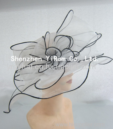 Organza hat church hat kentucky derby hat ascot hat race hat