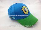 Extra Large Polyester Embroidered Baseball Caps Promotional BrazilSoccer Hat