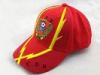 Custom Team Logo Embroidered Baseball Cap Red Baseball Hat Back Buckle
