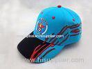 Racing Flame Embroidered Baseball Caps Hat with Metal Buckle