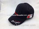 Promotion Black Puff 3D Embroidery Baseball Cap with Embossed Logo