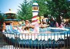 1.1m Height Kiddie Amusement Playground Equipment Slide Mini Log Flume Rides